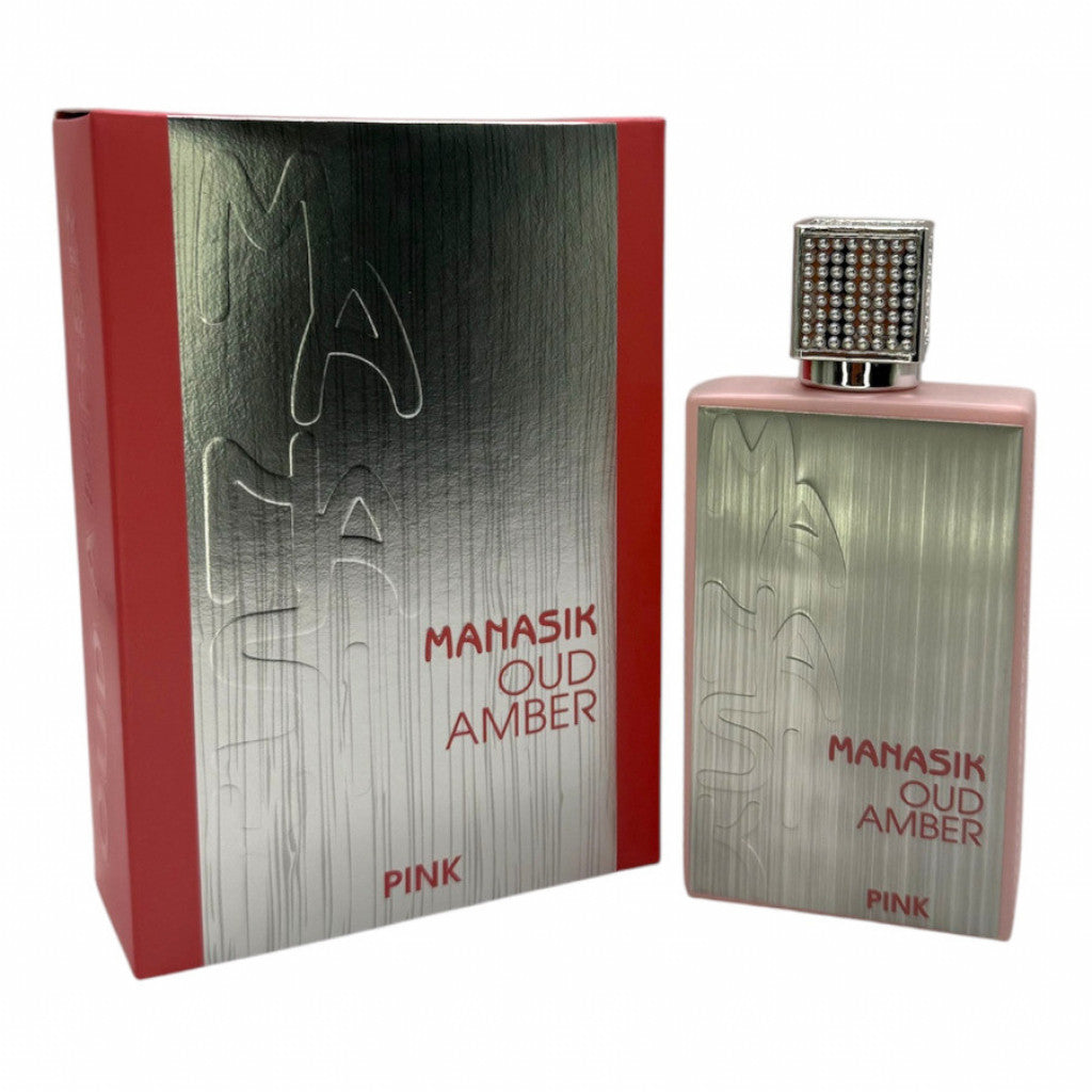 Дамски арабски парфюм PINK Manasik Oud Amber 100мл